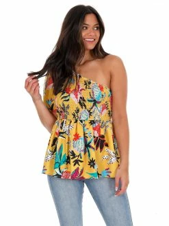 Jodifl Easy To Love Floral One Shoulder Top Sale