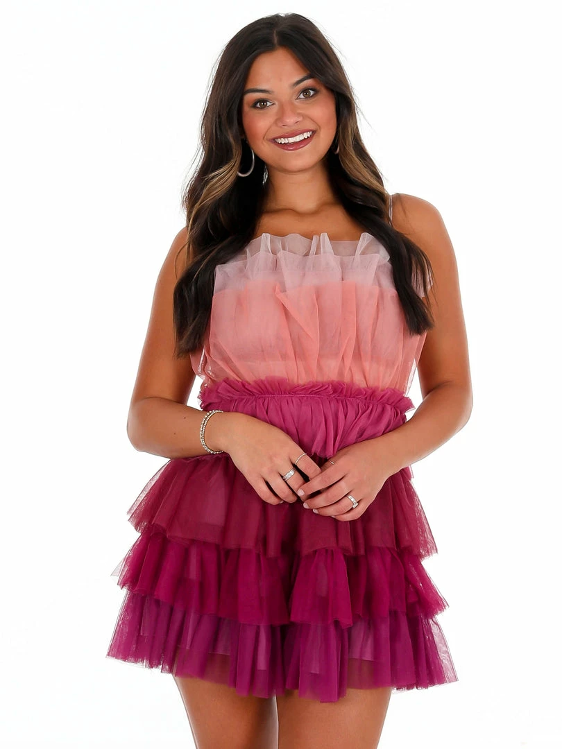 Best Sale 🤩 Storia Shimmy Block Tulle Mini 👗 Dress 👗 Dresses ✨ 3 Storia Shimmy Block Tulle Mini Dress Dresses