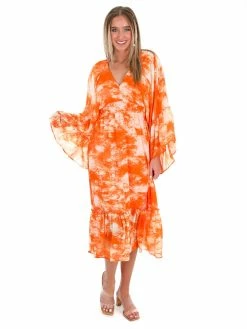 Hyfve Run The Play V-Neck Maxi Dress