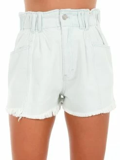 Peach Love California Glow Up Denim Shorts Sale