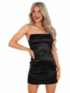 New ๐งจ Blue Blush Find Another Way Satin Mini ๐ Dress ๐คฉ 32 Blue Blush Find Another Way Satin Mini Dress