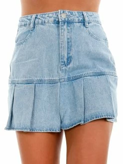 Top 10 ⭐ Blue Blush Sale Better Than Ever Pleated Denim Skort ✨ 7 Blue Blush Sale Better Than Ever Pleated Denim Skort
