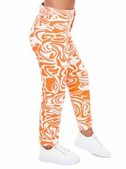 Blue Blush Special Teams Marble Print Pants