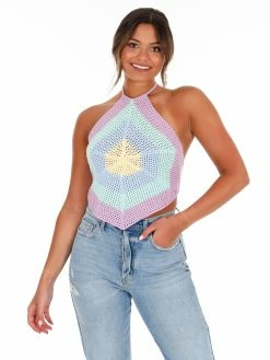 Budget ✨ Blue Blush Sale Supposed To Be Halter Top 🤩 32 Blue Blush Sale Supposed To Be Halter Top