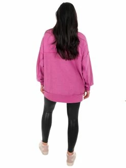 Best Pirce ๐ Peach Love California Tops Wilder Days Henley Sweatshirt โค๏ธ 13 Peach Love California Tops Wilder Days Henley Sweatshirt