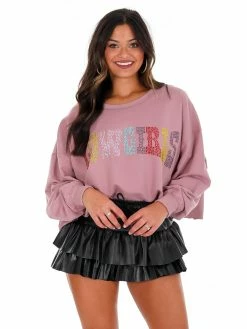 Budget ๐ฅฐ Peach Love California Glitzy Cowgirl Sweatshirt โค๏ธ 9 Peach Love California Glitzy Cowgirl Sweatshirt