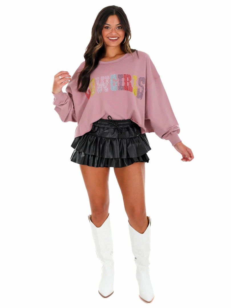 Budget ๐ฅฐ Peach Love California Glitzy Cowgirl Sweatshirt โค๏ธ 4 Peach Love California Glitzy Cowgirl Sweatshirt