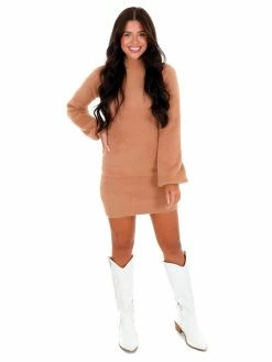 Blue Blush Sale Lovesick Fuzzy Sweater Dress