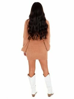 Blue Blush Sale Lovesick Fuzzy Sweater Dress