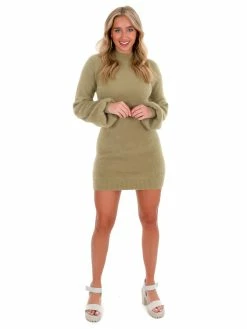 Blue Blush Sale Lovesick Fuzzy Sweater Dress