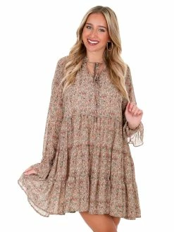 Illa Illa Dresses Half Of Me Floral Ruffle Dress