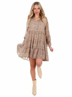 Illa Illa Dresses Half Of Me Floral Ruffle Dress