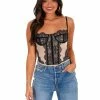 Illa Illa Round Here Lace Corset Top
