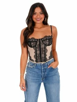 Illa Illa Round Here Lace Corset Top