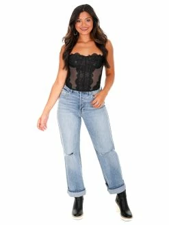 Illa Illa Round Here Lace Corset Top