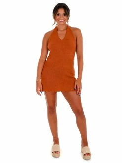 Illa Illa Dresses Let's Dance Halter Mini Dress