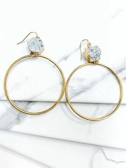 Brand new ๐ Apparel Druzzy Hoop ๐ 7 Apparel Druzzy Hoop