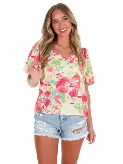 Flying Tomato How About You Print Top Sale