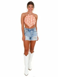 Dreamers Score Six More Halter Crop Top Apparel