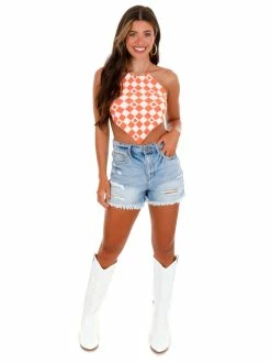 Dreamers Score Six More Halter Crop Top Apparel