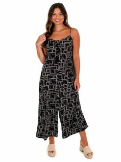 In The Beginning Love Changes Print Jumpsuit
