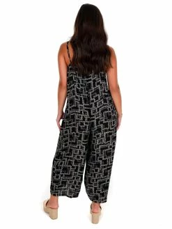 In The Beginning Love Changes Print Jumpsuit
