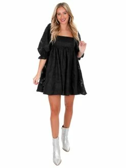 Storia Broke My Heart Floral Babydoll Dress