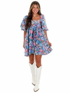 Storia When You Dream Floral Babydoll Dress Dresses