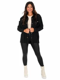 J.nna Rock And Roll Patch Shacket Tops