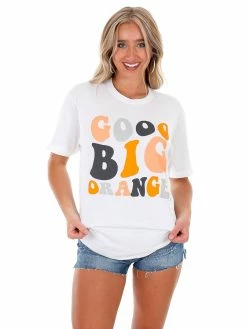 Best deal ๐คฉ Capri Designs Groovy Go Big Orange Tee Graphic Tees ๐ 13 Capri Designs Groovy Go Big Orange Tee Graphic Tees