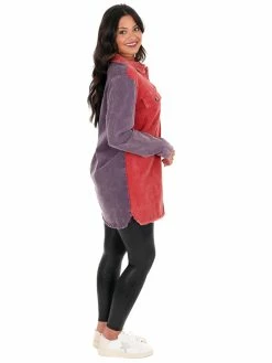 Umgee So What Colorblock Shacket