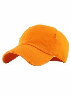 S And N Accessories Vintage Orange Baseball Hat