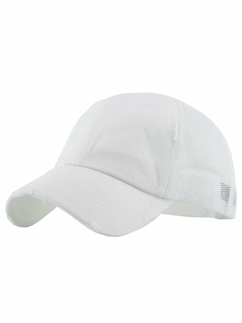 Best deal ⭐ KBethos Accessories Vintage White Mesh ⚾ Baseball Hat 🎁 1 KBethos Accessories Vintage White Mesh Baseball Hat