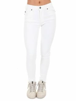 Kancan Win Your Love White High Rise Super Skinny Jeans Bottoms
