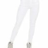 Kancan Win Your Love White High Rise Super Skinny Jeans Bottoms