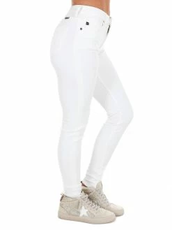 Kancan Win Your Love White High Rise Super Skinny Jeans Bottoms