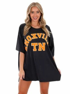 Flash Sale ๐ฅ Josie's Boutique Oversized Tee Collection Oversized Black Chenille Knoxville TN Tee ๐ 15 Josie's Boutique Oversized Tee Collection Oversized Black Chenille Knoxville TN Tee