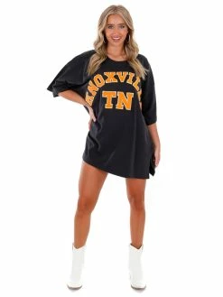 Flash Sale ๐ฅ Josie's Boutique Oversized Tee Collection Oversized Black Chenille Knoxville TN Tee ๐ 14 Josie's Boutique Oversized Tee Collection Oversized Black Chenille Knoxville TN Tee