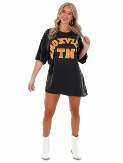 Flash Sale ๐ฅ Josie's Boutique Oversized Tee Collection Oversized Black Chenille Knoxville TN Tee ๐ 16 Josie's Boutique Oversized Tee Collection Oversized Black Chenille Knoxville TN Tee