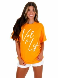 Kickoff Couture Vol For Life Rally Cry Tee Graphic Tees
