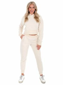 Mono B Retrospect Quilted Drawstring Hoodie