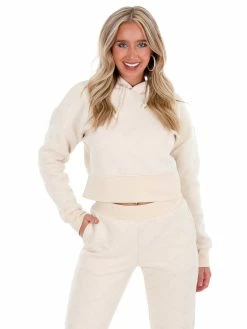 Mono B Retrospect Quilted Drawstring Hoodie