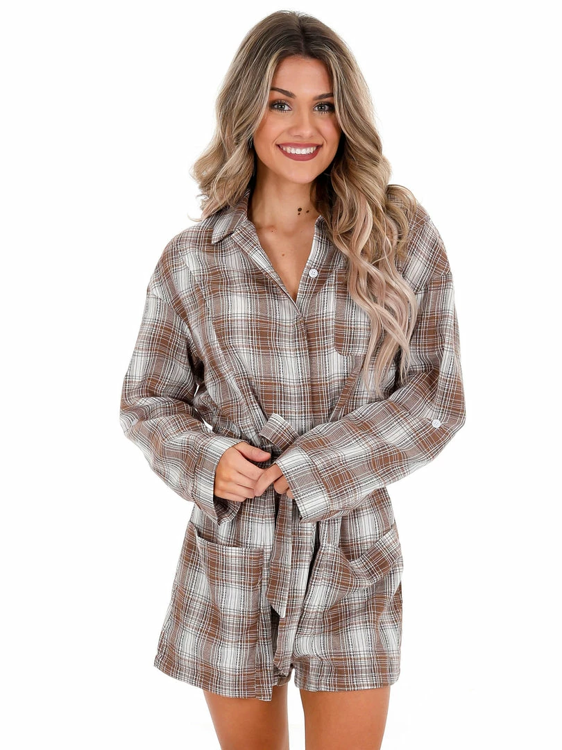 Outlet 👍 Listicle No Other Way Button Down Romper Sale 👍 5 Listicle No Other Way Button Down Romper Sale