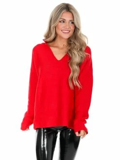 Listicle Best Of Times Oversized Ribbed Sweater