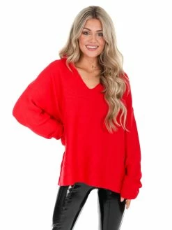 Listicle Best Of Times Oversized Ribbed Sweater