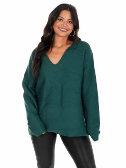 Listicle Best Of Times Oversized Ribbed Sweater