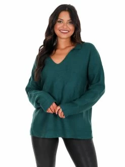 Listicle Best Of Times Oversized Ribbed Sweater