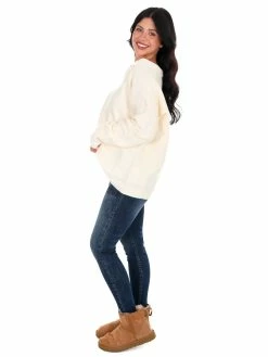 Listicle Best Of Times Oversized Ribbed Sweater