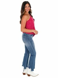 Brand new ๐ฏ Main Strip Rise Up Fuchsia One Shoulder Sequin Top ๐ 14 Main Strip Rise Up Fuchsia One Shoulder Sequin Top