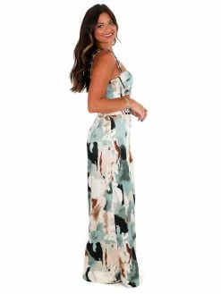 Luxxel Sale Let You Go Print Two Piece Set